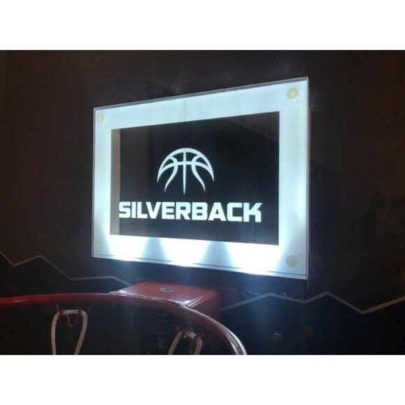 23" LED Light-Up Over the Door Mini Basketball Hoop Include Mini Basketball Hoop - Picture 3 of 3